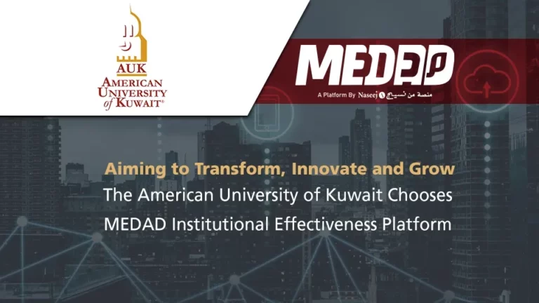The American University of Kuwait Chooses MEDAD Institutional Effectiveness Platform from Naseej
